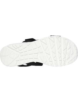 Sandalias Skechers Uno Summer Mujer Negro