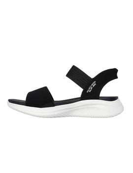 Sandalias Skechers Ultraflex Mujer Negro