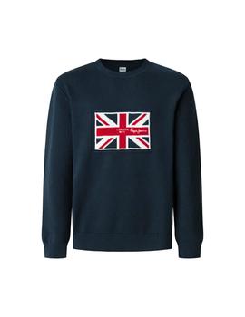 Sudadera Pepe Jeans Union Hombre Azul