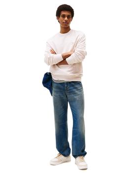 Sudadera Tommy Regular Badge Hombre Beige