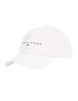 Gorra Tommy Linear Unisex Blanco