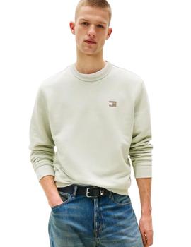 Sudadera Tommy Red Badge Hombre Verde