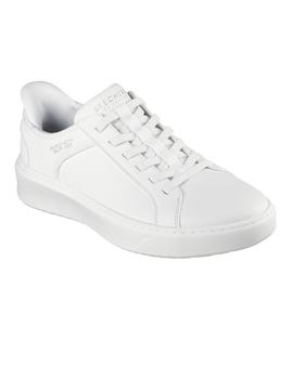 Zapatillas Skechers Court Break Hombre Blanco