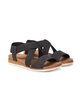 Sandalias Skechers Desert Kiss Mujer Negro