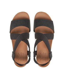 Sandalias Skechers Desert Kiss Mujer Negro