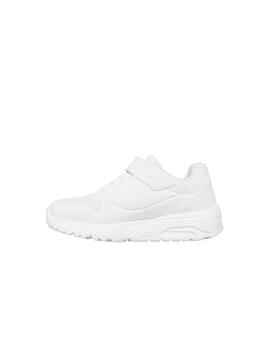 Zapatillas Skechers Uno Lite- Vendox Niño Blanco