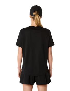 Camiseta Asics Performance Running Mujer Negro