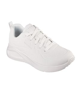 Zapatillas Skechers Uno Lite Mujer Blanco