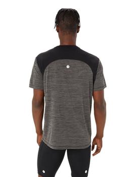 Camiseta Asics Road SS Hombre Negra