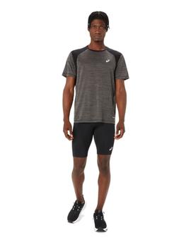 Camiseta Asics Road SS Hombre Negra
