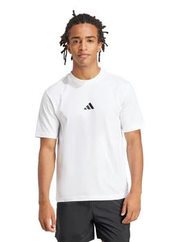 Camiseta Adidas Essentials Small Logo Hombre Blanco