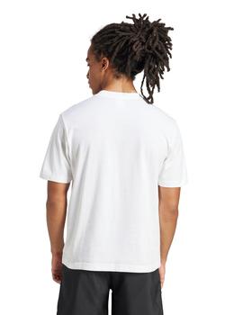 Camiseta Adidas Essentials Small Logo Hombre Blanco