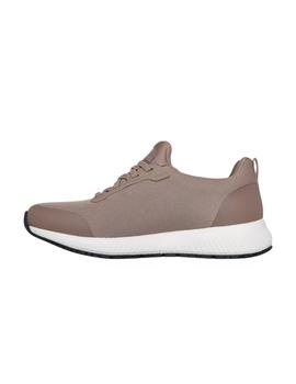 Zapatilla Skechers Work Squad Mujer Camel