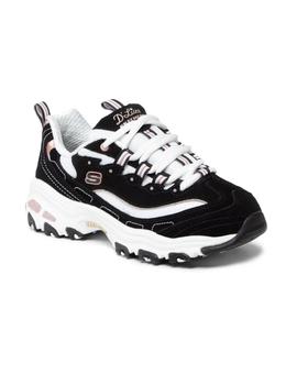 Zapatillas Skechers D Lites Devoted Fan Mujer Negro