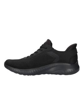 Zapatillas Skechers Bobs 4 Squad Mujer Negro