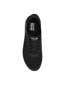 Zapatillas Skechers Bobs 4 Squad Mujer Negro
