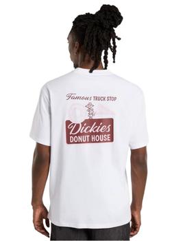 Camiseta Dickies Donut House Hombre Blanco