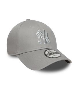 Gorra New Era NY Yankees MLB Outline 9FORTY Unisex Gris