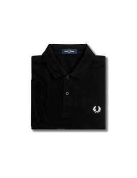 Polo Fred Perry Plain Hombre Negro