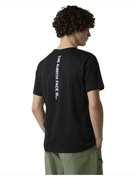 Camiseta North Face Logo Vertical Hombre Negro