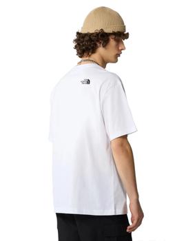 Camiseta The North Face Simple Dome Oversize Hombre Blanco