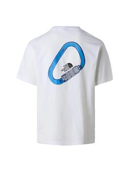 Camiseta The North Face Explore Carabinier Hombre Blanco