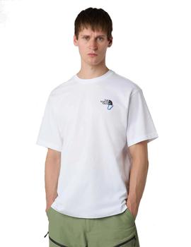 Camiseta The North Face Explore Carabinier Hombre Blanco
