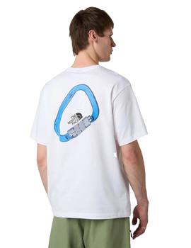 Camiseta The North Face Explore Carabinier Hombre Blanco