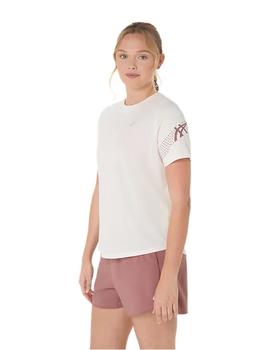 Camiseta Asics Icon Mujer Crema