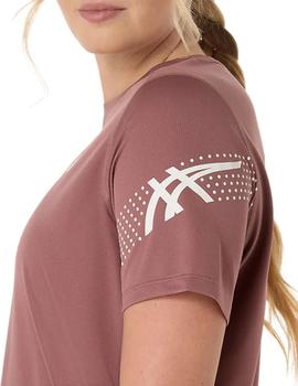Camiseta Asics Icon Mujer  Rosa
