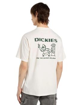 Camiseta Dickies Burns  Hombre Blanco