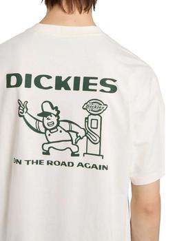 Camiseta Dickies Burns  Hombre Blanco