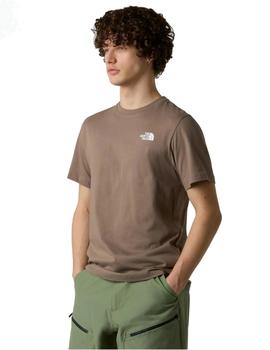Camiseta The North Face Box Hombre Marrón
