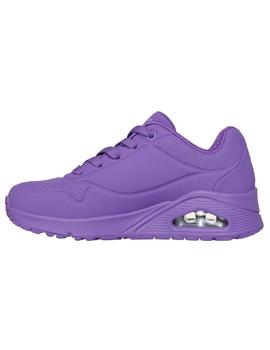 Zapatillas Skechers Uno Stand Mujer Morado