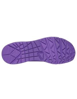 Zapatillas Skechers Uno Stand Mujer Morado