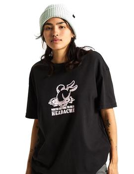 Camiseta Vans Down The Rabbit Mujer Negro