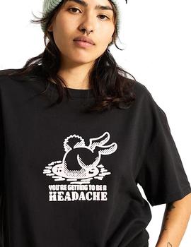 Camiseta Vans Down The Rabbit Mujer Negro