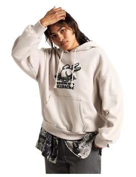 Sudadera Vans Down The Rabbit Mujer Beige