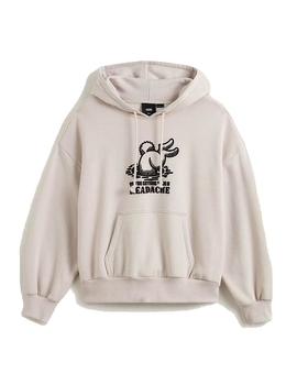 Sudadera Vans Down The Rabbit Mujer Beige