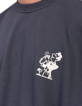 Sudadera Kaotiko Crew Cocktail Man Hombre Azul