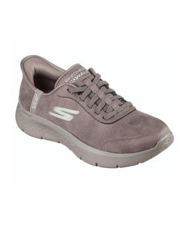 Zapatillas Skechers Go Walk Flex Mujer Marrón