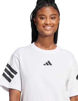 Camiseta Adidas FI 3S Mujer Blanco
