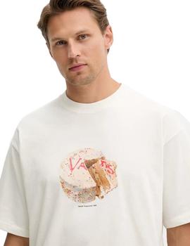 Camiseta Vans Caked Marshmallow Hombre Blanco