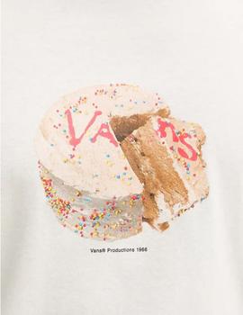 Camiseta Vans Caked Marshmallow Hombre Blanco