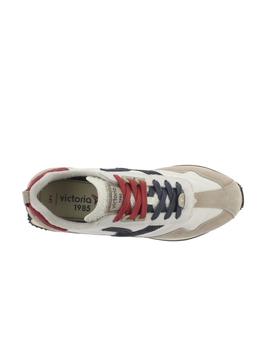Zapatillas Victoria Root Washed Hombre Crema