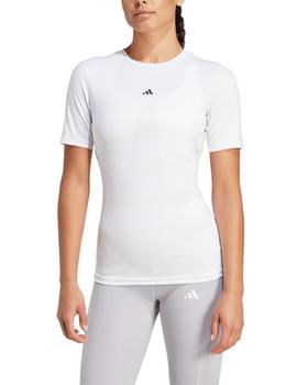 Camiseta Adidas  Techfit Training Mujer Blanca