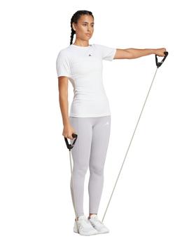 Camiseta Adidas  Techfit Training Mujer Blanca
