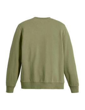 Sudadera Levis Red Tab Mainline Hombre Verde