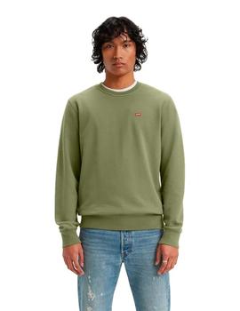 Sudadera Levis Red Tab Mainline Hombre Verde