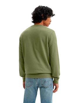 Sudadera Levis Red Tab Mainline Hombre Verde